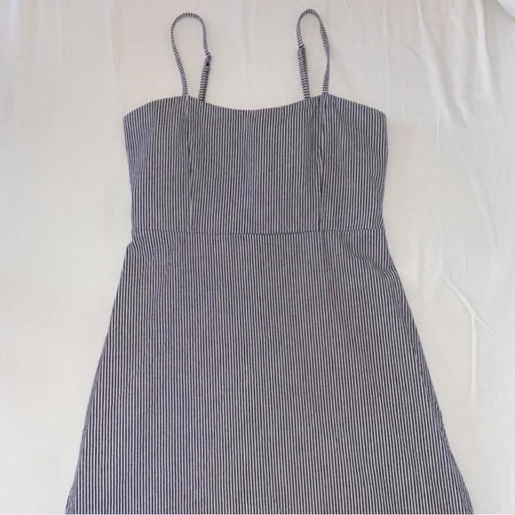 brandy melville blue striped dress The Nile Dress